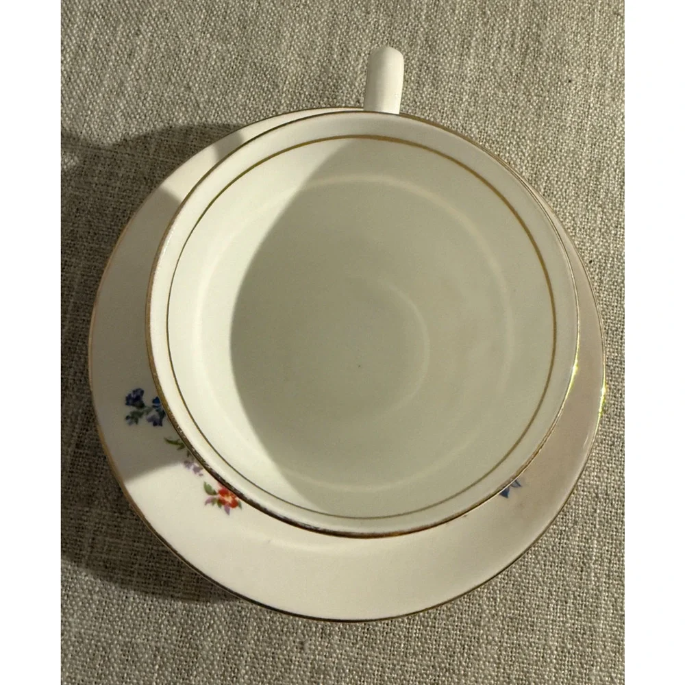 🌸 Stanley Fine Bone China Floral Teacup & Saucer Set | England